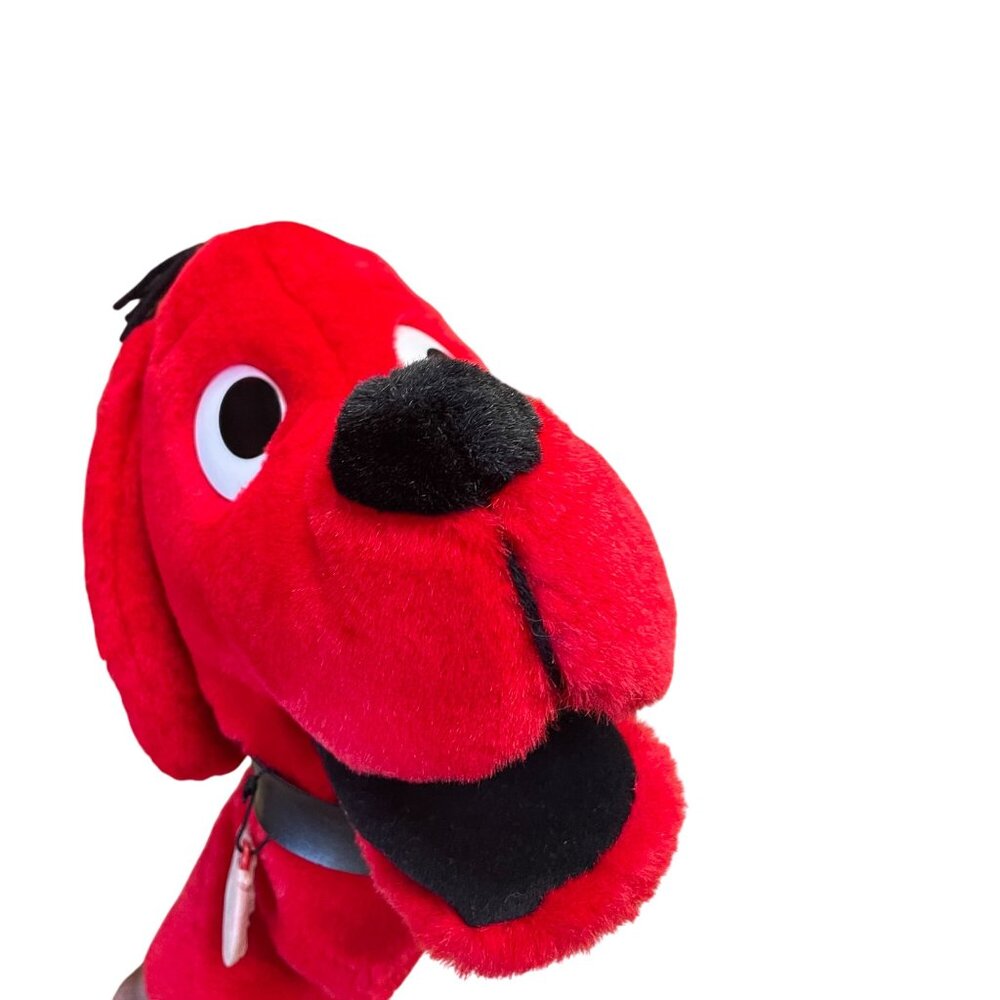 Clifford Hand‎ Puppet The Big Red Dog By Dakin 1990s Plush Toy Red & Black - Picture 2 of 6